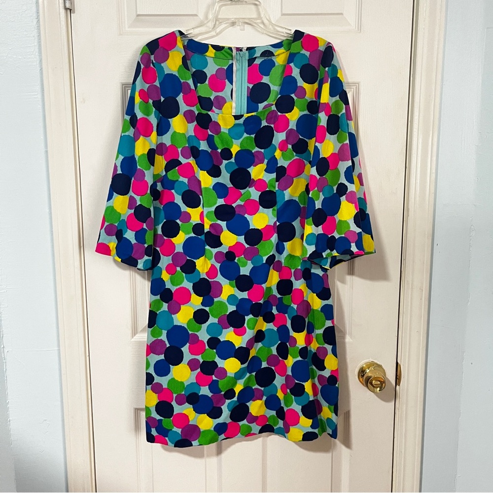 Vintage colorful dot dress